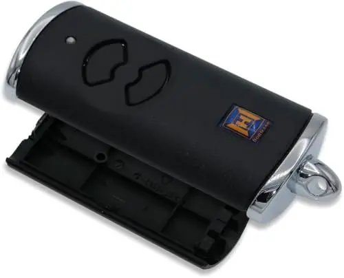Produktbild: Hörmann Handsender Cover HSE2BS schwarz Struktur matt Leer Gehäuse ohne Batterie ohne Platine Ersatzteil Ober- und Unterschale