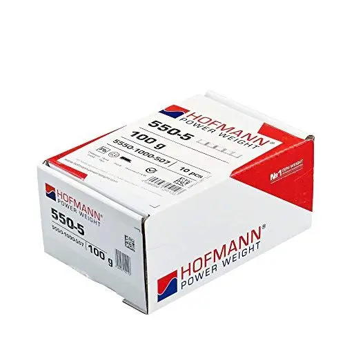 Produktbild: Hofmann Power Weight 10x Klebegewicht Typ 550 100 g LKW Reifen Alufelgen Auswuchtgewicht