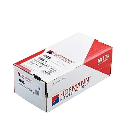 Produktbild: Hofmann Power Weight 10x Schlaggewicht LKW Felgen Typ 545 100 g Wuchtgewichte Alufelgen Alcoa