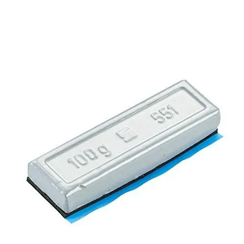Produktbild: Hofmann Power Weight 5551-1000-501 10x Klebegewicht LKW Alufelgen Typ 551 100 g, Schlaggewichte Wuchtgewichte Mercedes Renault