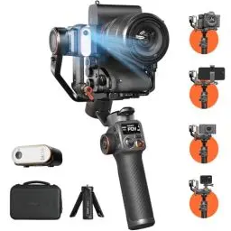 Produktbild: hohem iSteady MT2 Kit Kamera Gimbal, NO APP AI Tracker, Magnetisches Aufhelllicht, Native Vertikalaufnahmen, All-in-One Gimbal-Stabilisator für spiegellose Kamera,Smartphone,Kompakt,Action Kamera