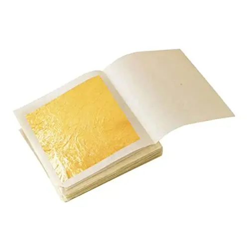 Produktbild: Hohopeti Folienpapier Für Damen 10 Stück Essbare Goldfolie 98% Rein Für Die Dekoration Von Buddha-statuen