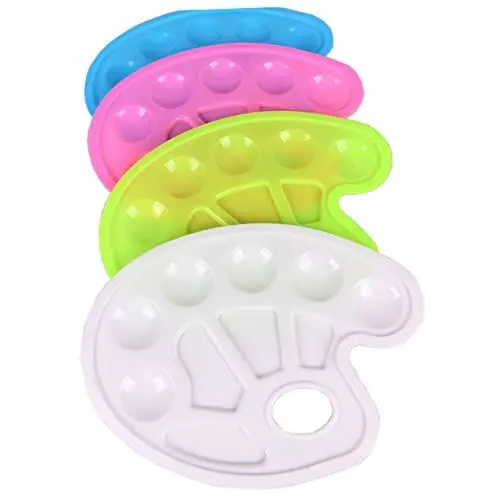 Produktbild: Hohopeti 10-teiliges Farbmischtablett Farbtablett für Jungen und Mädchen und Künstler Aquarellmischpaletten-Aufbewahrung