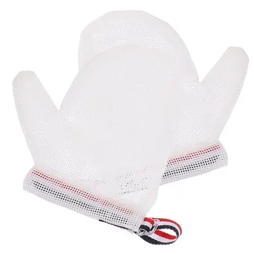 Produktbild: Hohopeti Baby-handschuhe Zum Stoppen Des Daumenlutschens Fingerbeißschutz Weiches Nylon Leicht An- Und Auszuziehen Geeignet Für Jungen Und Mädchen Zufällige Farbe
