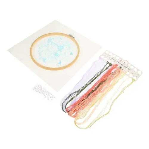 Produktbild: Hohopeti 1 Satz Stickerei-Kit Pflanzen-Kits Kreuzstich-Set Pflanzensets für Erwachsene Cross-Kit embroidery set Handarbeits-Set Stickzubehör handgefertigtes Nähmaterial Plastik
