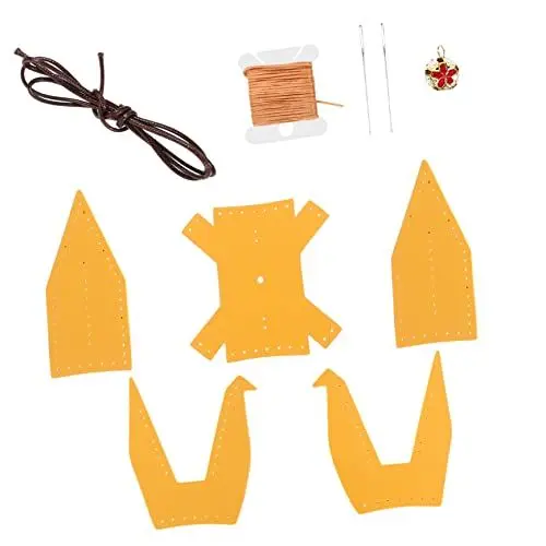 Produktbild: Hohopeti 1 Satz -anhänger Aus Papier Innenraum Für Autozubehör Origami-dekor Aus Leder Bausatz Zur Herstellung Von Kranichen Leder Diy Autoinnenraum Lieferungen Lederwaren Pu