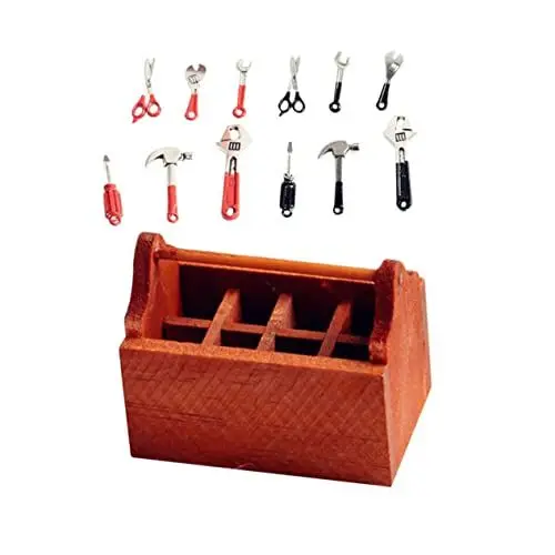 Produktbild: Hohopeti Mini- -reparaturwerkzeuge Multifunktions-werkzeugkasten Spielzeug- Zubehör-Set Holz