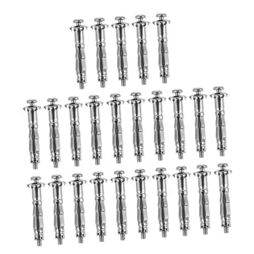 Produktbild: Hohopeti Hohlraum-Wandanker-Set Gipskarton-Dübel robuste Wandanker Schrauben einfache Installation 25 Stück