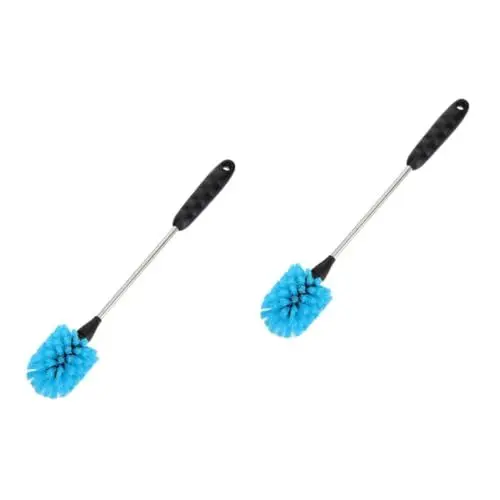 Produktbild: Hohopeti 2St Becherreinigungsbürste Wasserkaraffe mit Tasse Topfbürste Flaschenhalsbürste Pinsel küche plastikpinsel Lange Flaschenreinigungsbürste Reinigungsbürste mit langem Stiel Nylon