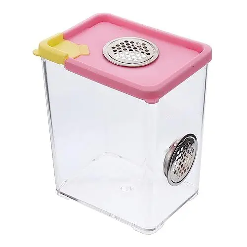 Produktbild: Hohopeti 2 Stücke Zucht Container Für Reptilien Acryl Fütterung Box Licht Durchlässigkeit Komfortable Für