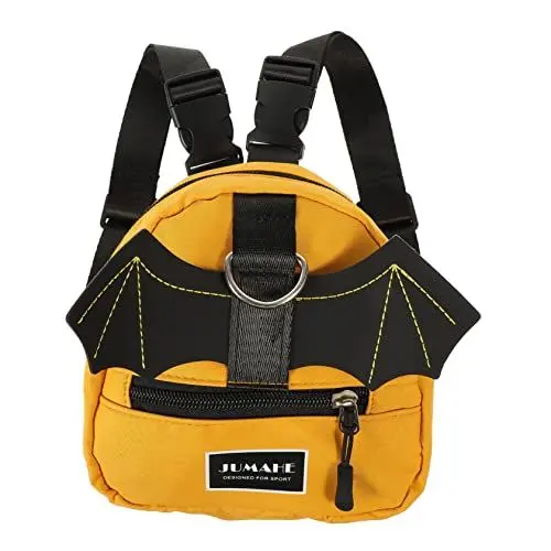 Produktbild: Hohopeti 2st Hunde Rucksack Rucksackgeschirr Für Haustiere Wanderrucksack Für Hunde Wasserdichter Rucksack Für Haustiere Hunderucksack Sportrucksack Trageschlaufe Für Hunde Yellow Segeltuch