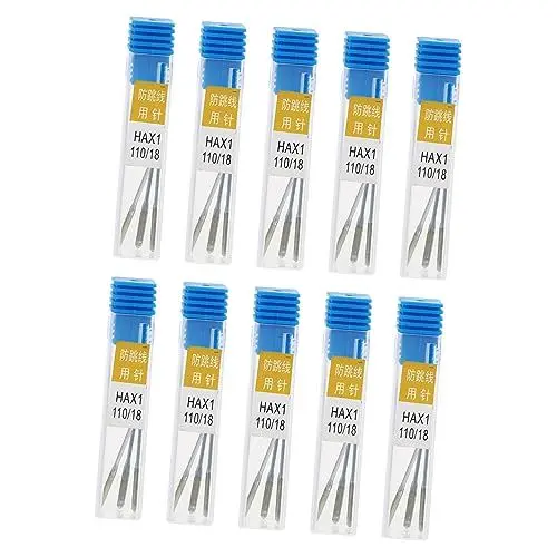 Produktbild: Hohopeti 30stücke Multifunktionale Anti-jump Nähmaschinen Nadeln Für Elastische Stoffe Hochwertige Haushaltsnähwerkzeuge Für Heim Und Industrie Kompatibel Mit Meisten Nähmaschinen