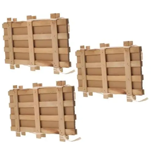 Produktbild: Hohopeti 3 Sätze Pflanzenklammer Aus Holz Clip Zum Herstellen Von Herbarien Aus Holz Herbarium-rahmen Herbarium-halter Pädagogisches Werkzeug Rahmen Für Herbarium-clips Probenhalter Hölzern
