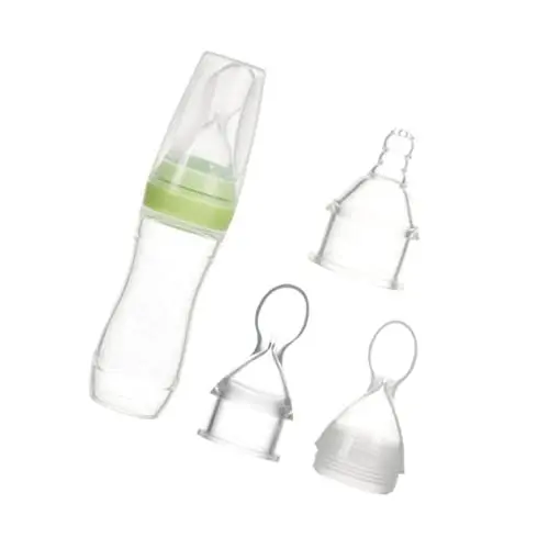 Produktbild: Hohopeti 3 Stück Säuglingsbaby Futterflaschen Für Neugeborene Stillflaschen Silikon Babyflaschen