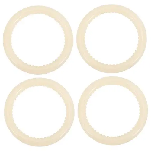 Produktbild: Hohopeti 4stücke Tragegurt Kunststoff Tragetuch Ringe Für Neugeborene Rutschfeste Design Für Babytragen Und Tragetücher Einsetzbar Weiß