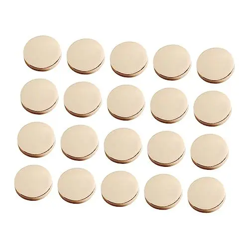 Produktbild: 50 Stücke Goldene Zinklegierung Knöpfe Für Kleidung Flacher Nähen Knopf Vielseitige Ersatzknöpfe Für Mäntel Und Diy Dekoration