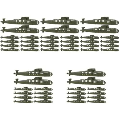 Produktbild: Hohopeti 50 Stück Simuliertes U-Boot U-Boot-Modell U-Boot-Figur Rc U-Boot Flugzeugträger Spielzeug Mini-u-Boote Für Die Landschaftsgestaltung Dekoratives U-Boot-dekor U-Boot-Statue Green Pp