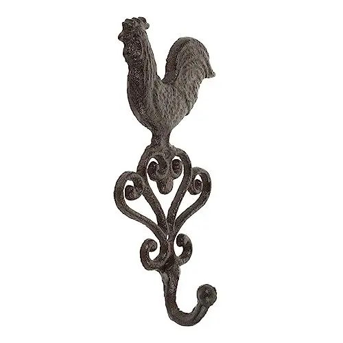 Produktbild: Hohopeti Retro Wandhaken Vintage Kleiderhaken Eisen Wandhalter Rustikales Badezimmer Zubehör