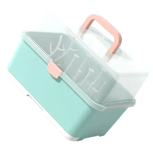 Produktbild: Hohopeti Stillflaschen-Organizer Babyflaschenständer Geschirrbehälter Trockenbox Brotaufbewahrungsbox Essentials Für 1-jährige