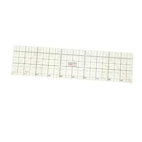 Produktbild: Hohopeti Bügellineal bügelhilfe sewing ruler Schneiderlinealset Bügeleisen-Messlineal Stofflineal zum Dampfbügeln hitzebeständige Nählineale Nähwerkzeug Schneiderbedarf Plastik Yellow