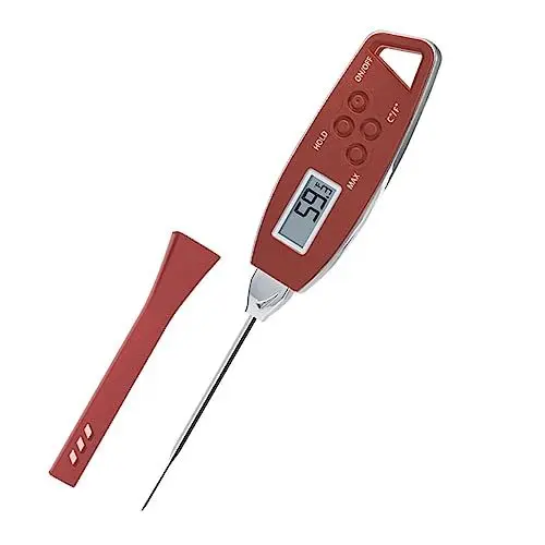 Produktbild: Hohopeti Grillthermometer Lebensmittelthermometer Grilltemperaturanzeige Lebensmittel-thermometer Sofort Ablesbares Thermometer Küchenthermometer Kochthermometer Temperatur Messung Fleisch