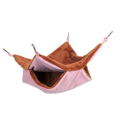 Produktbild: Hohopeti Doppelschicht-Haustier-eichhörnchen-Nest-hängematte Sugar Glider Bed Verdicken Sie Die Isomatte Heimtierbedarf