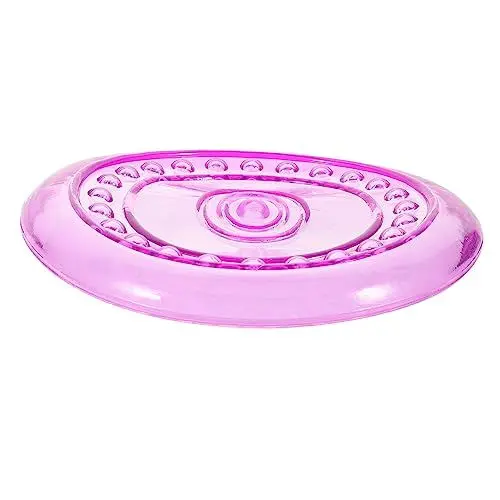 Produktbild: Hohopeti Hund Fliegende Untertasse Hundetrainingsspielzeug Hund Wurfscheibe Dog chew Toy hundekauspielzeuge Outdoor Spielzeug Outdoor-Spielset Hund fliegendes Plattenspielzeug Violett