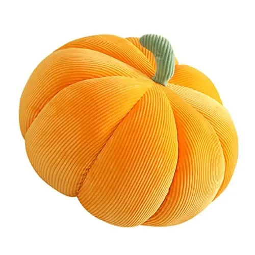 Produktbild: Hohopeti Kürbis Kissen Halloween-Spielzeug Plüschkürbisspielzeug Plüsch-wurfkissen Kürbiskissen Plüsch Dekokissen Fürs Bett Themberchaud-plüsch Kürbis Stofftier Orange Pp Baumwolle