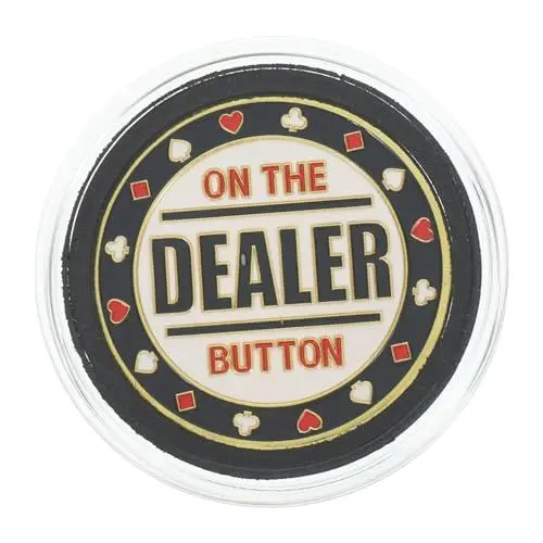 Produktbild: Hohopeti Nummernschild der Bank Poker Chip Poker zubehör Pokerzubehör Pokerkartenhalter Spielkarten Zubehör Tasten Zubehör für Pokerspiele Pokerspielmarken Chips für Pokerspiele Eisen