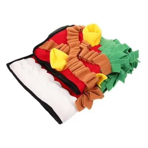 Produktbild: Hohopeti Welpen Warme Decke Hund Snuffle Matte Interaktive Fütterung Matte Haushalt Nahrungssuche Pad Sicher Langlebig