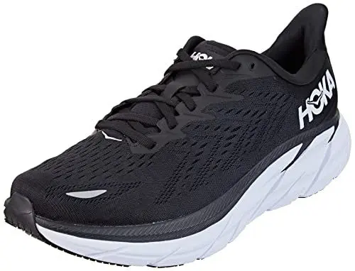 Produktbild: HOKA ONE ONE 1121374-BWHT Clifton 8 Wide Running Shoes Male Black/White 43 1/3