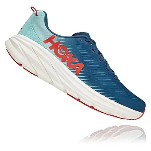 Produktbild: HOKA ONE ONE Herren M Rincon 3 Sneaker, Coastal Sky/Vibrant ORANGE, 46 EU