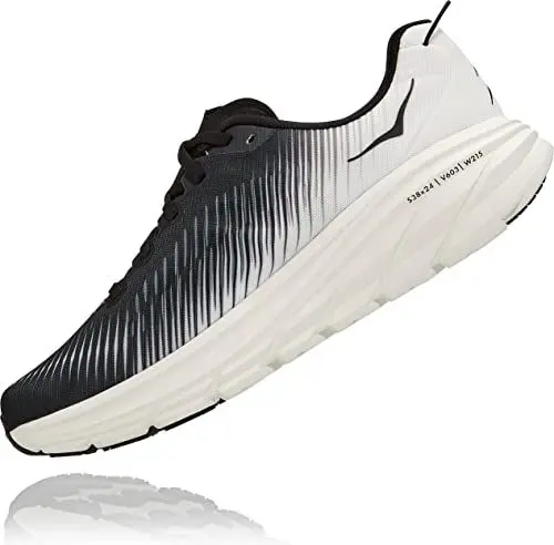 Produktbild: Hoka One Herren Rincon 3 Laufschuh, Black White, 45 1/3 EU