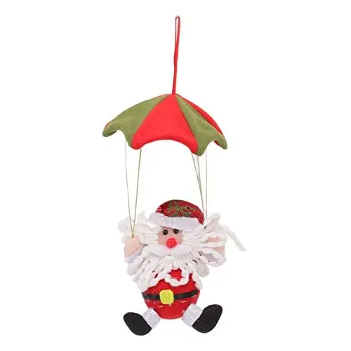 Produktbild: Hiraith Weihnachtsdekoration, Fallschirm-Weihnachtsschneemann-Anhänger, Einkaufszentren, Fallschirmspringende Puppen