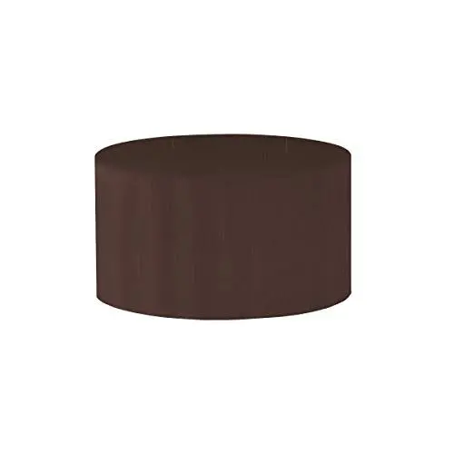 Produktbild: Holi Europe PLANESIUM Premium Gartentisch RUND Gartenmöbel Hülle Abdeckung Schutzhülle Haube Abdeckplane Garnitur wasserdicht atmungsaktiv reißfest 575g/lfm ø 130cm x H 70cm Braun