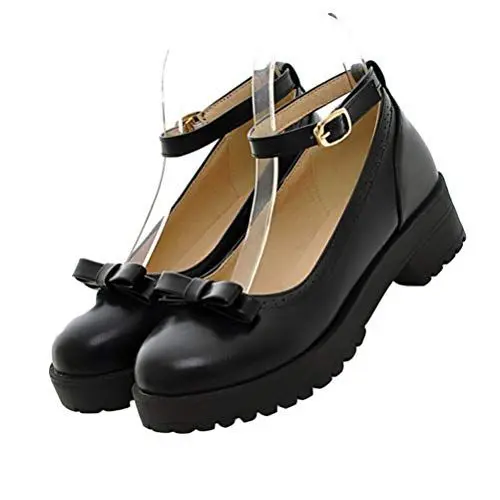 Produktbild: Holibanna 1paar Damen Schuhe Sommer Elegant Bowknot Single Shoes Stylische Fußbekleidung Für Frauen Für Partys Und Besondere Anlässe Schwarz