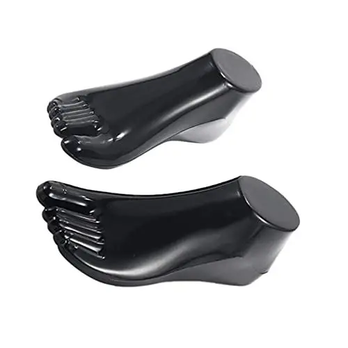 Produktbild: Holibanna 1 Paar Fußmodell Schuhe Männerwerkzeuge Frauen Sandalen Sneaker Socken Für Damen Schuhregal Aus Kunststoff Socken Für Strumpffüller Für Erwachsene Mann Plastik Damensocken Fenster