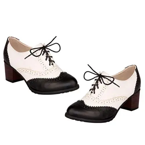 Produktbild: Holibanna Elegante Einzelschuhe Für Damen Blockabsatz Halbschuhe Bequeme Schuhe Mode Pumps 37 Schwarz