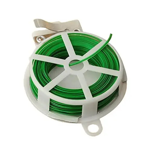 Produktbild: Holibanna 1 Stück Gartenkabelbinder Blumendraht Gartendrahtbinder Drahtkabelbinder Gartenstützbinder Gartendraht Für Pflanzen Gartenbinder Gartenbau Umreifungsschnur