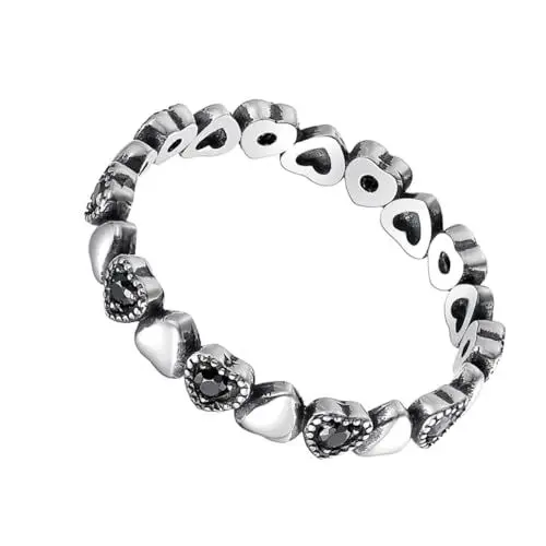Produktbild: Holibanna 1stk Diamant-damenring Diamant-ring 925 Silber Hochzeit Fräulein