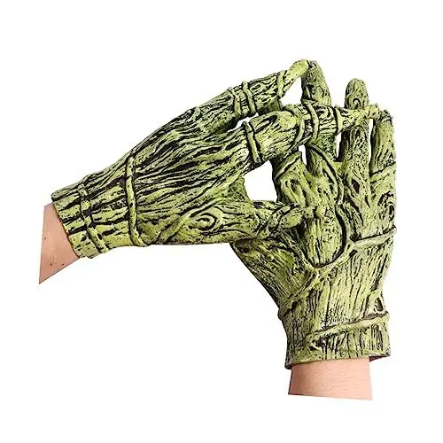 Produktbild: Holibanna 1stk Vinyl-handschuhe Killer-zombie-kostüm Zombiehände Handschuhe Zombie-latexklaue Gruselige Handschuhe Cosplay-zubehör Werwolf-handschuhe Kostüm Handschuhe Kleidung Halloween