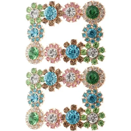 Produktbild: Holibanna 2Pcs Strass- Schuhschuhschuhschuhkristallschmuck Brautschuhschmuck Clips