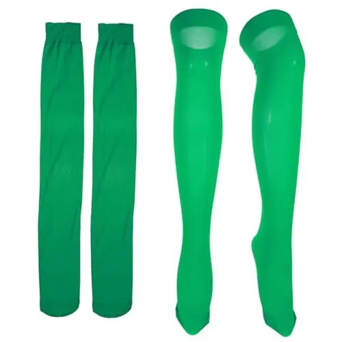 Produktbild: Holibanna 2paare Lange Damenstrümpfe Rutschfeste Performance Socken Für Partys Bühnenaufführungen Und Täglichen Gebrauch Für Familie Und Freunde