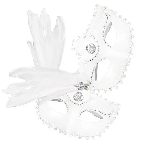 Produktbild: Holibanna 2-teiliges Maskenset Für Damen Dekorative Karnevalsmasken Elastische Bänder Für Tanzparty-requisiten