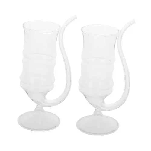Produktbild: Holibanna 2er Satz Cocktailgläser 200 Ml Glas Mojito-gläser Martini-gläser Für Party Trinkbecher