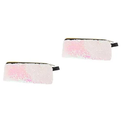Produktbild: Holibanna 2 Stücke Kreative Schreibwaren Lagerung Pailletten Bleistift Stift Fall Leichte Praktische Tragbare Handtasche