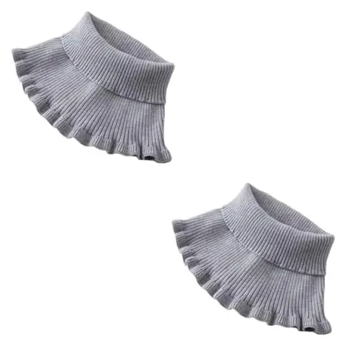Produktbild: Holibanna 2st Hoher Kragen Warmer Fake-kragen Falsches Halsband Handwärmer Fräulein Reiten