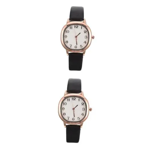 Produktbild: Holibanna 2st Quarz Damenuhren Quarzuhr Am Handgelenk Retro-Design Damenuhr Im Retro-Stil Quadratische Uhren Für Frauen Damenuhren Prime Achten Sie Auf Fräulein Persönlichkeit Studentin Glas