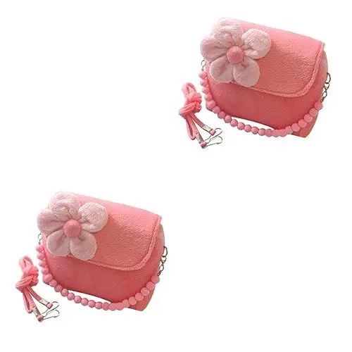 Produktbild: Holibanna 2 Stück Cartoon-rucksäcke Für Kinder Handtasche Tragetasche Dreidimensionale Blumen Sporttasche Für Mädchen Umhängetasche Mit Kordelzug Leichte Kuriertasche Für Kinder