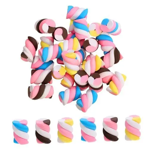 Produktbild: Holibanna 30 Stück Teiliges Töpferzubehör für DIY Projekte Bunte Dekoration für Stiftebox Handarbeitszubehör Kreative Bastelmaterialien für Schmuck und Scrapbooking